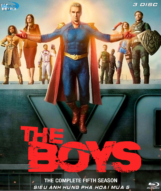 B6863.The Boys - Season 5  2026  SIÊU ANH HÙNG PHÁ HOẠI - MÙA 5  2D25G (AC3 640 - ATMOS 5.1) 3DISC